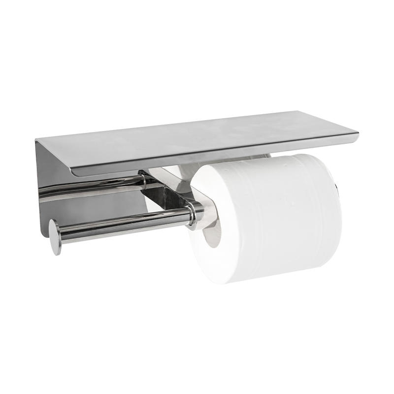 10602 SUS304 Stainless Steel Double Toilet Paper Holder