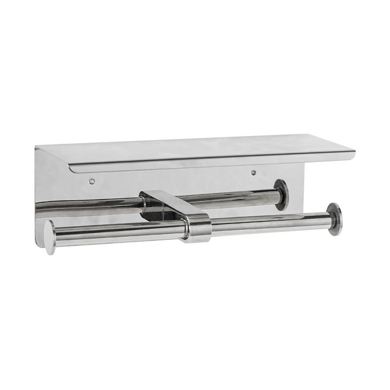10602 SUS304 Stainless Steel Double Toilet Paper Holder