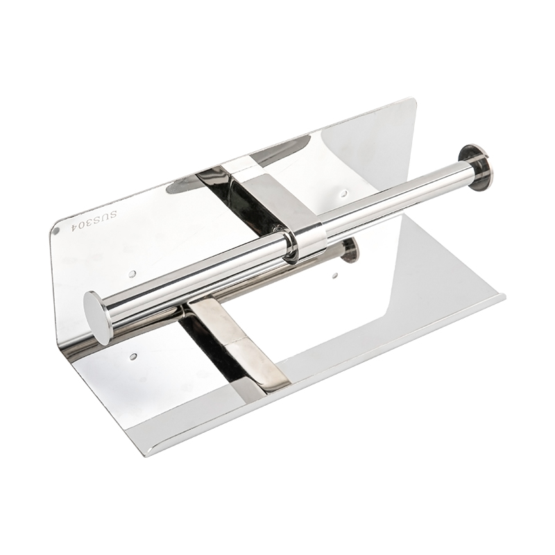 10602 SUS304 Stainless Steel Double Toilet Paper Holder