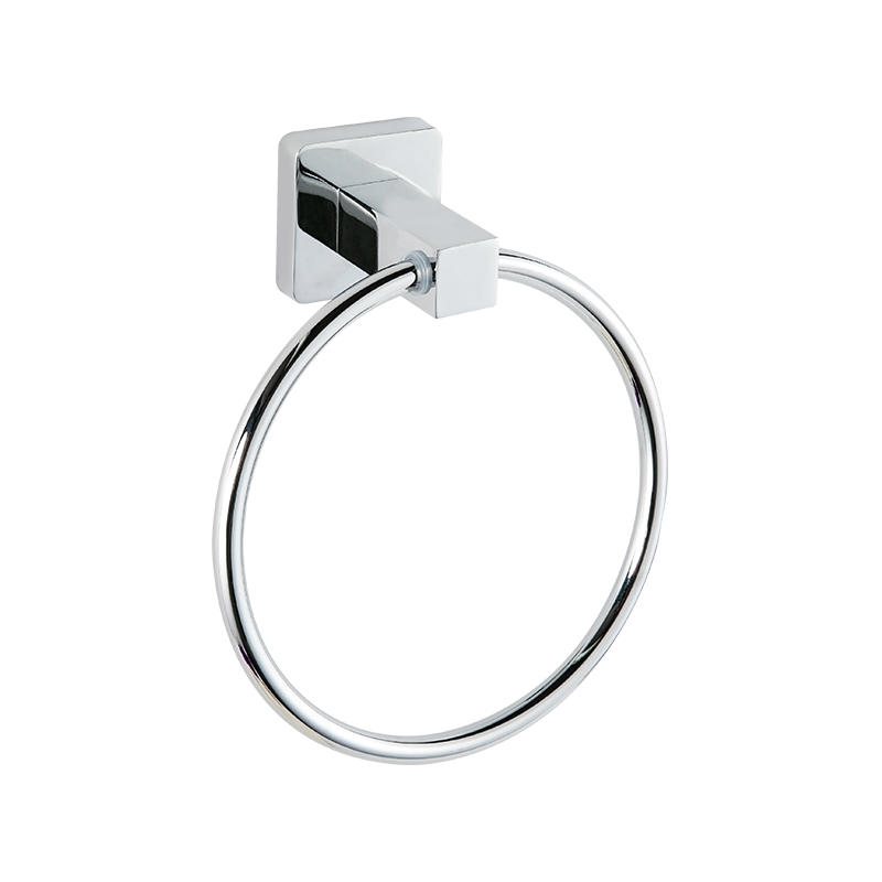 11105 Mirror Polish 304 Stainless Steel Wall Mounted Towel Ring Hassle-free Installation