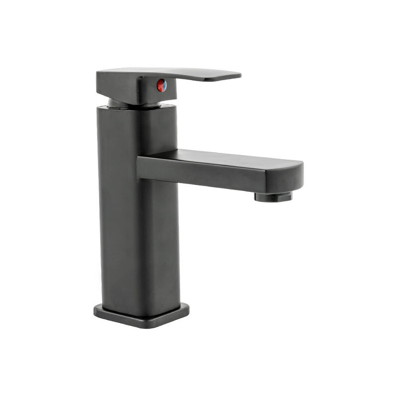 11302 Bathroom Cold And Hot Mixer Water Sink Faucet Pillar Type Basin Tap