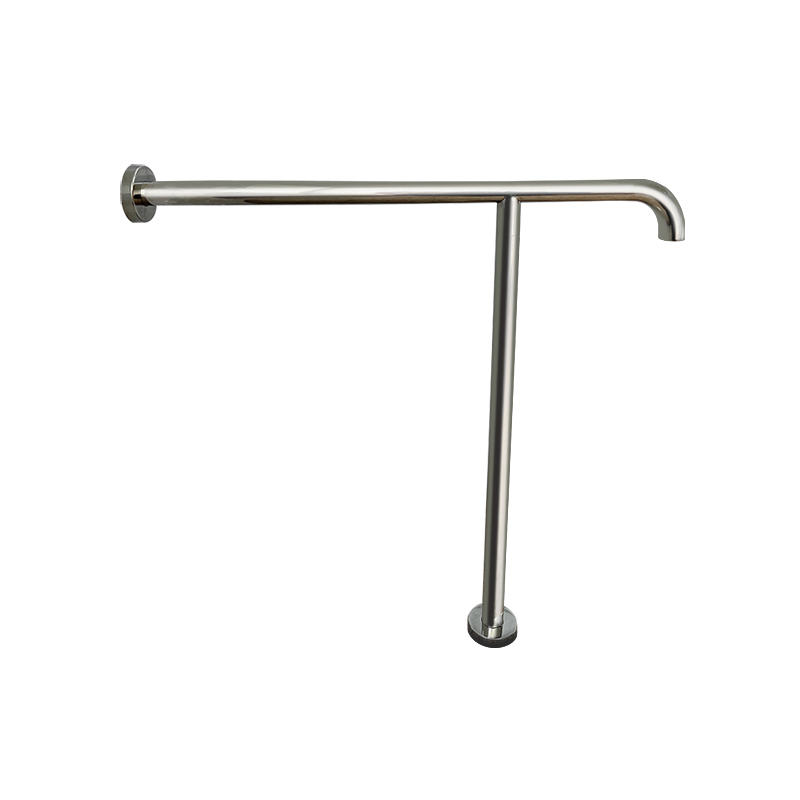 10207 304 Stainless Steel Rust Resistance Fixed Bottom Toilet Grab Bar