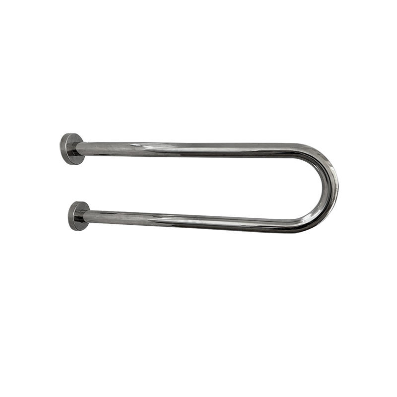 10203 Wall Mounted Stainless Steel Polished Swing Up Toilet Grab Bar